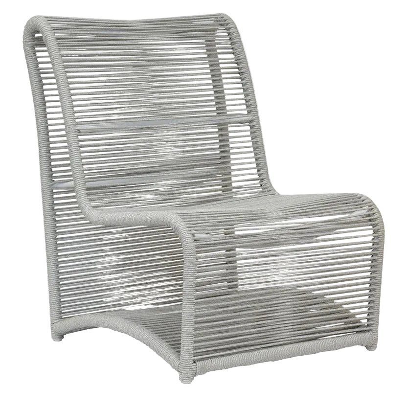 Sunset West Miami Aluminum Armless Outdoor Club Chair