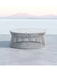 Sunset West Miami Marble And Rope Outdoor Coffee Table