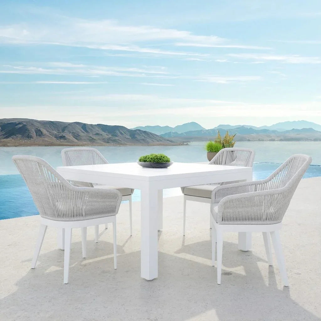 Sunset West Miami Sunbrella Outdoor Dining Chair 2PC