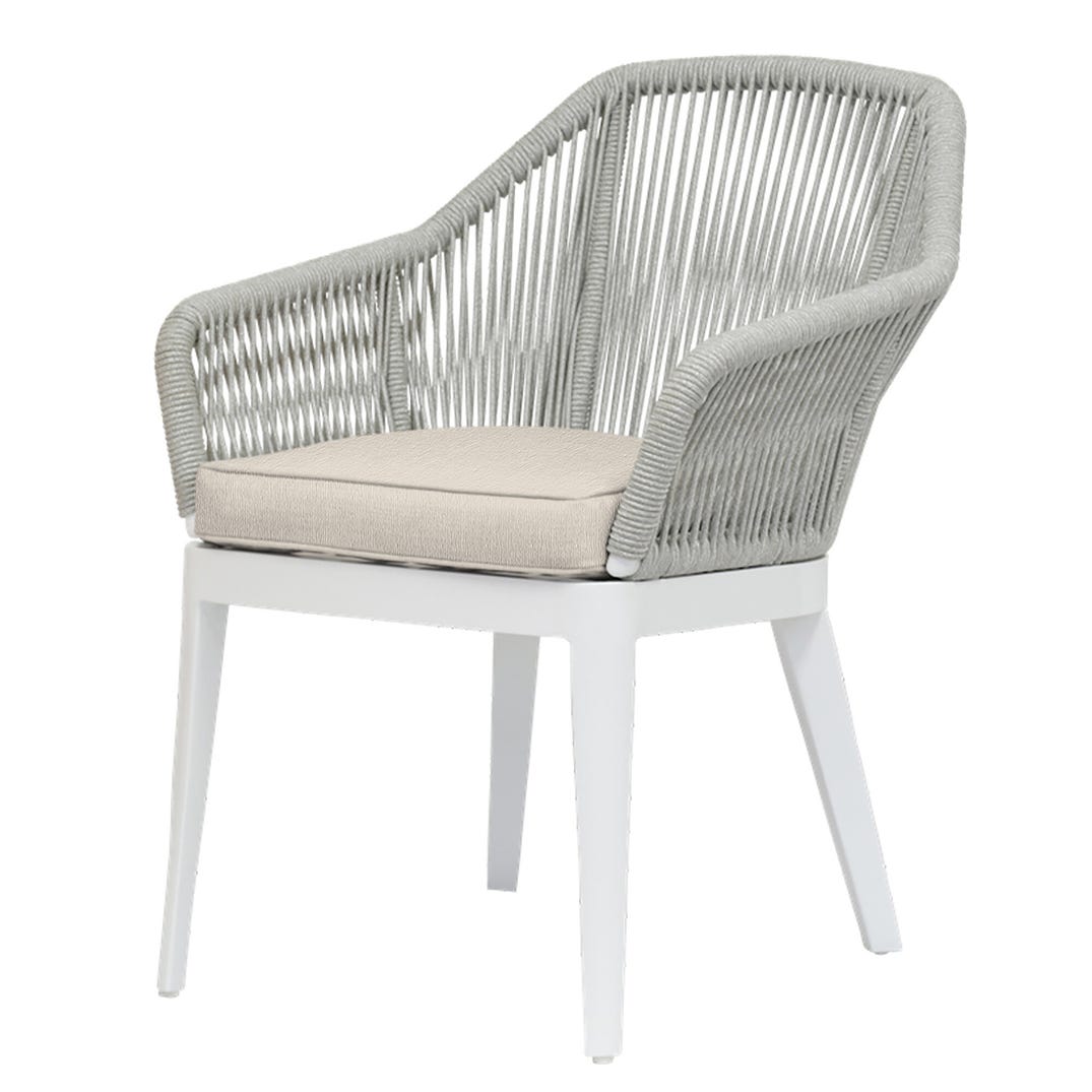 Sunset West Miami Sunbrella Outdoor Dining Chair 2PC