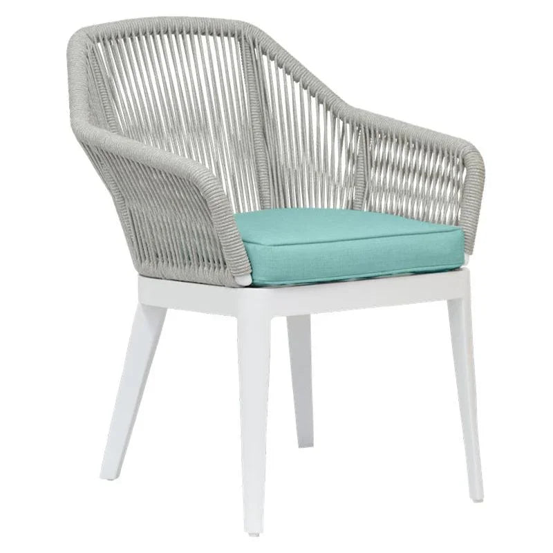 Sunset West Miami Sunbrella Outdoor Dining Chair 2PC