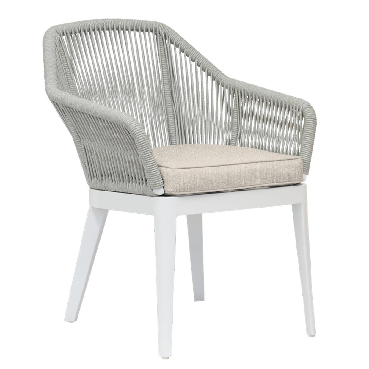 Sunset West Miami Sunbrella Outdoor Dining Chair 2PC