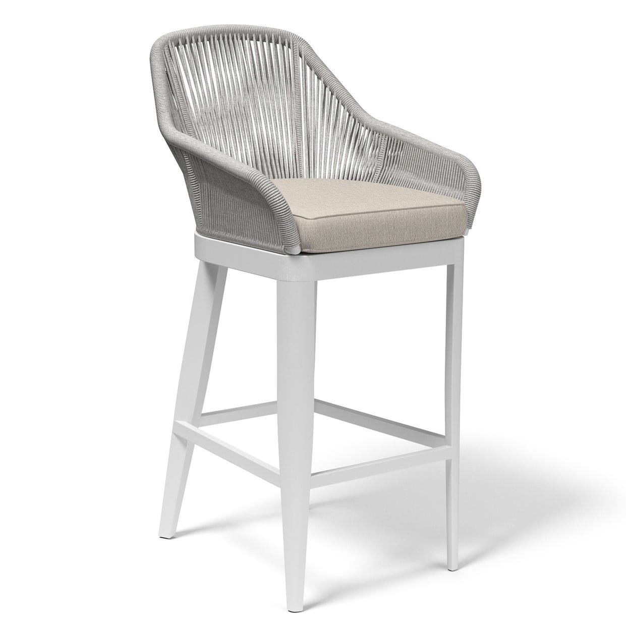 Sunset West Miami Sunbrella Weatherproof Outdoor Bar Stool