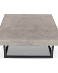 Miami Fiber Reinforced Concrete Square Coffee Table