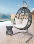 Sunset West Milano Aluminum Modern Outdoor End Table