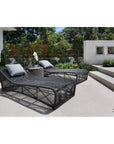 Milano Modern Cushionless Outdoor Chaise-Outdoor Chaises-Sunset West-LOOMLAN