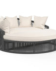 Milano Sunbrella Outdoor Daybed-Outdoor Daybeds-Sunset West-Echo Ash-LOOMLAN