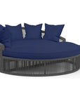 Milano Sunbrella Outdoor Daybed-Outdoor Daybeds-Sunset West-Echo Midnight-LOOMLAN