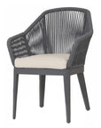 Sunset West Milano Sunbrella Outdoor Dining Chair 2PC
