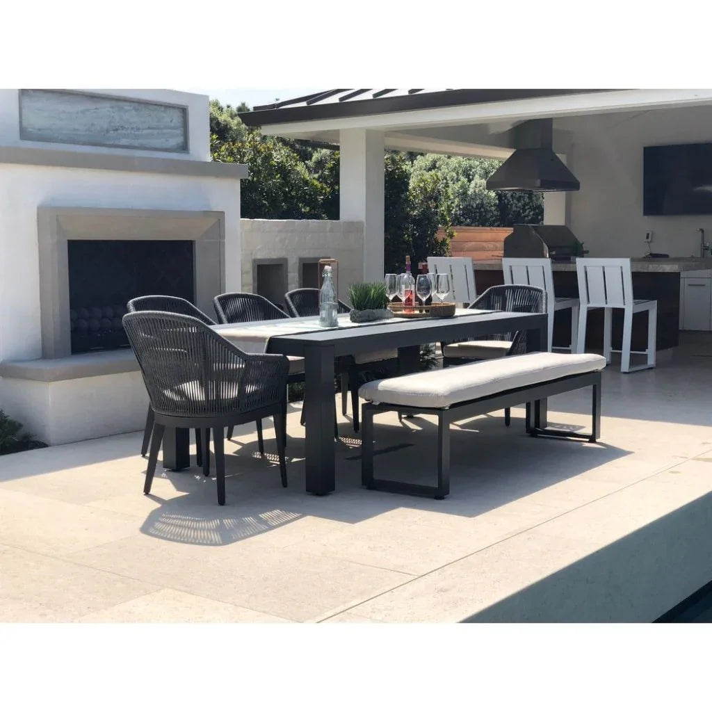 Sunset West Milano Sunbrella Outdoor Dining Chair 2PC
