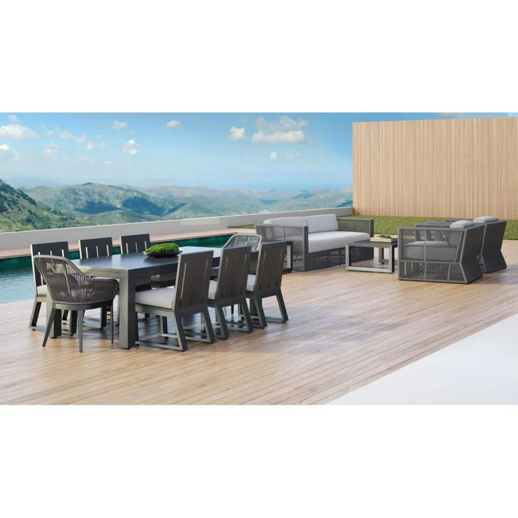 Sunset West Milano Sunbrella Outdoor Dining Chair 2PC