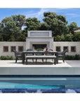 Sunset West Milano Sunbrella Outdoor Dining Chair 2PC