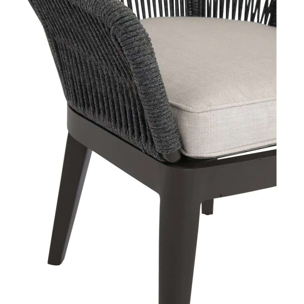 Sunset West Milano Sunbrella Outdoor Dining Chair 2PC