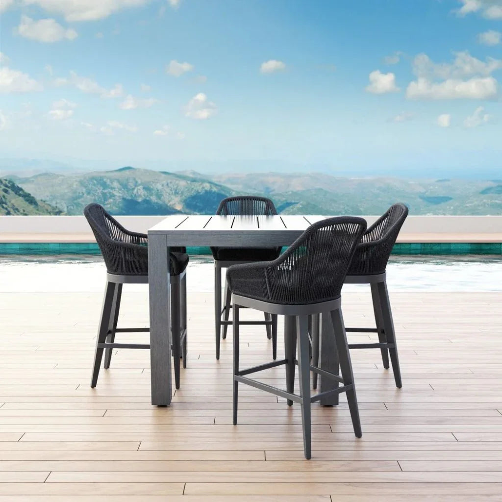 Sunset West Milano Weatherproof Outdoor Bar Stool