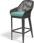 Milano Weatherproof Outdoor Bar Stool-Outdoor Bar Stools-Sunset West-LOOMLAN