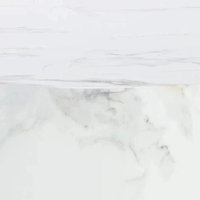 Mirella Coffee Table With White Marble-Outdoor Coffee Tables-SUNPAN-LOOMLAN