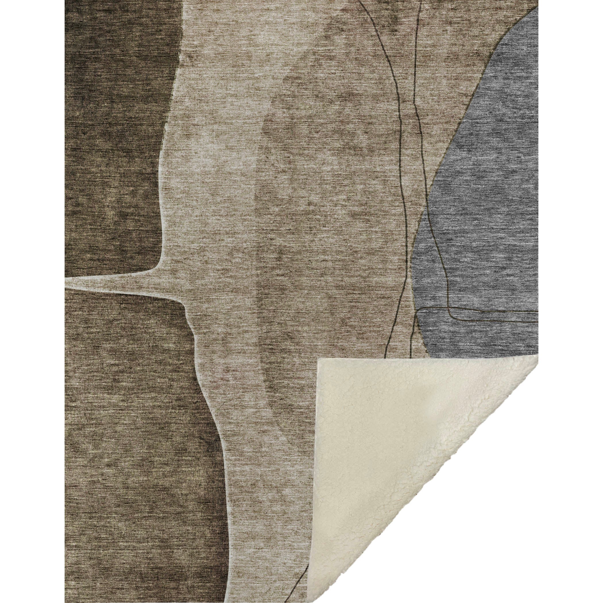 Addison Rugs Modern Brown Washable Indoor-Outdoor Rug