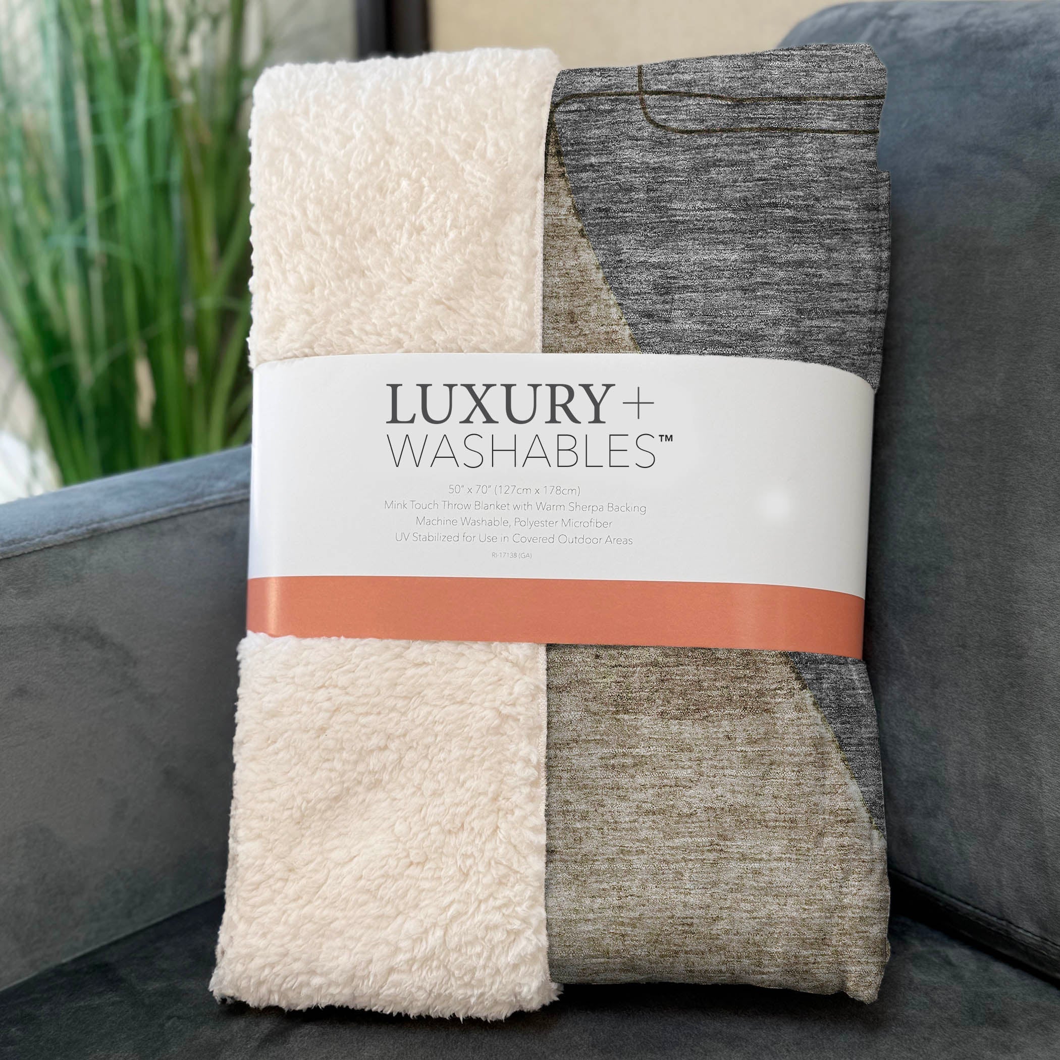 Addison Rugs Modern Brown Washable Indoor-Outdoor Rug
