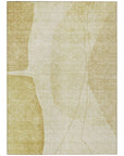 Addison Rugs Modern Gold Washable Indoor-Outdoor Rug