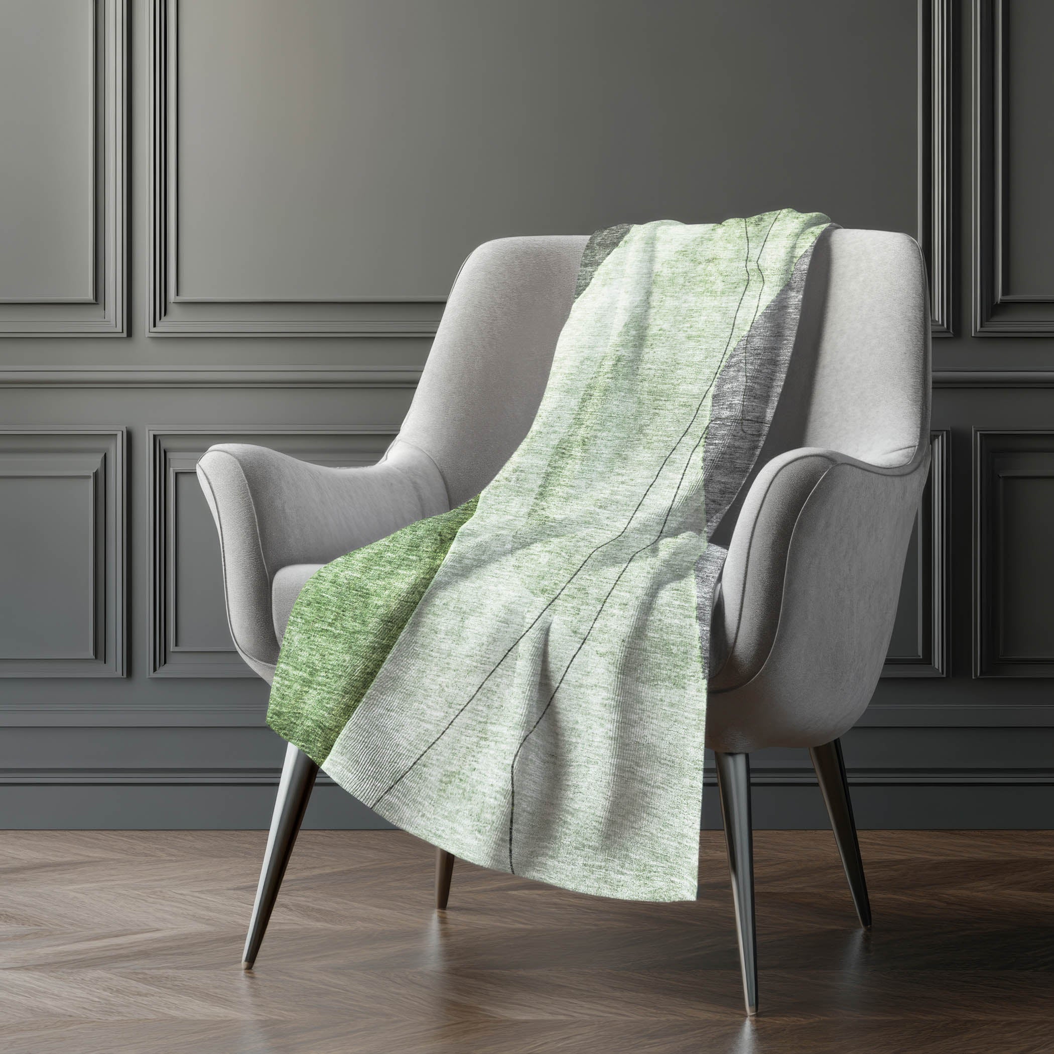 Addison Rugs Modern Green Washable Indoor-Outdoor Rug