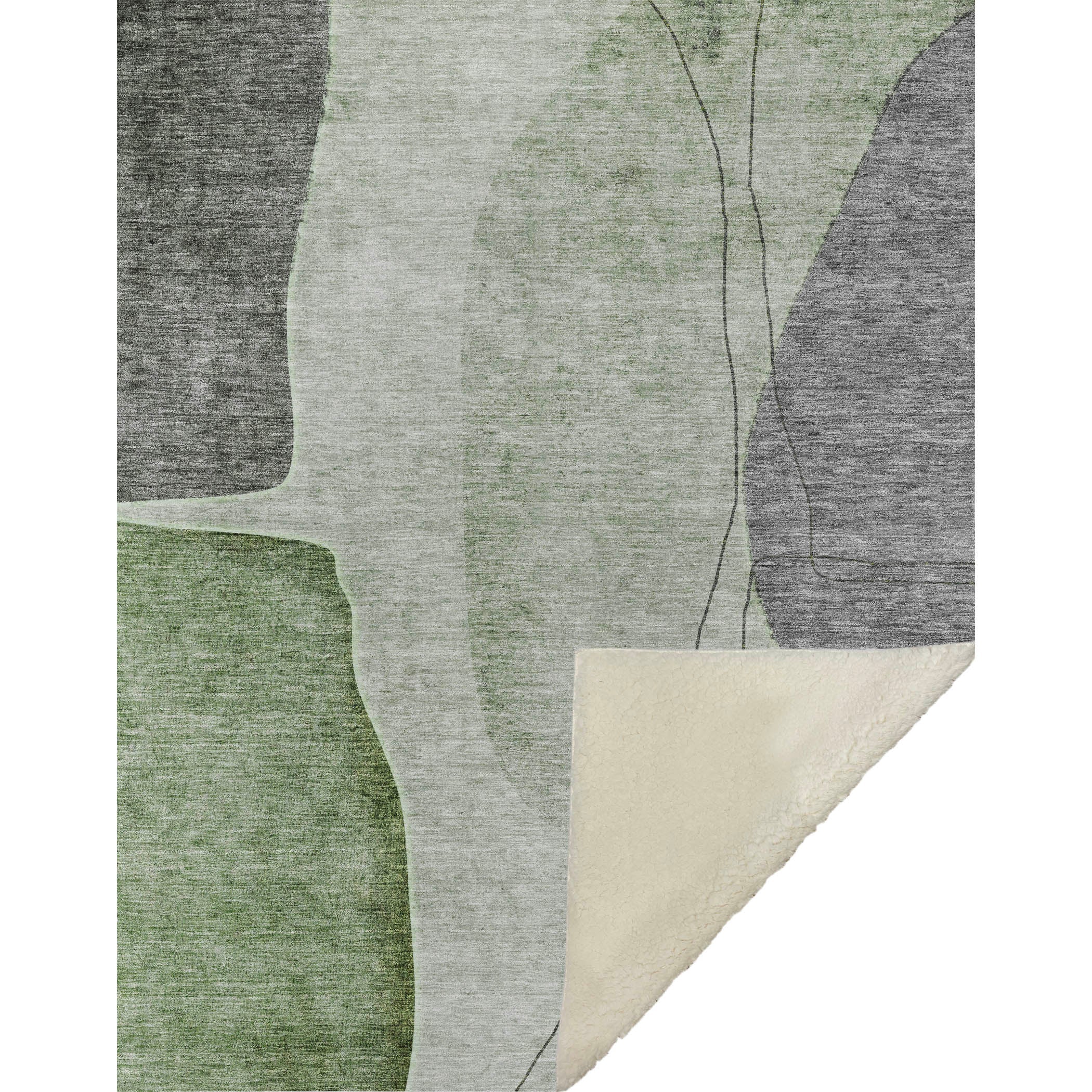 Addison Rugs Modern Green Washable Indoor-Outdoor Rug