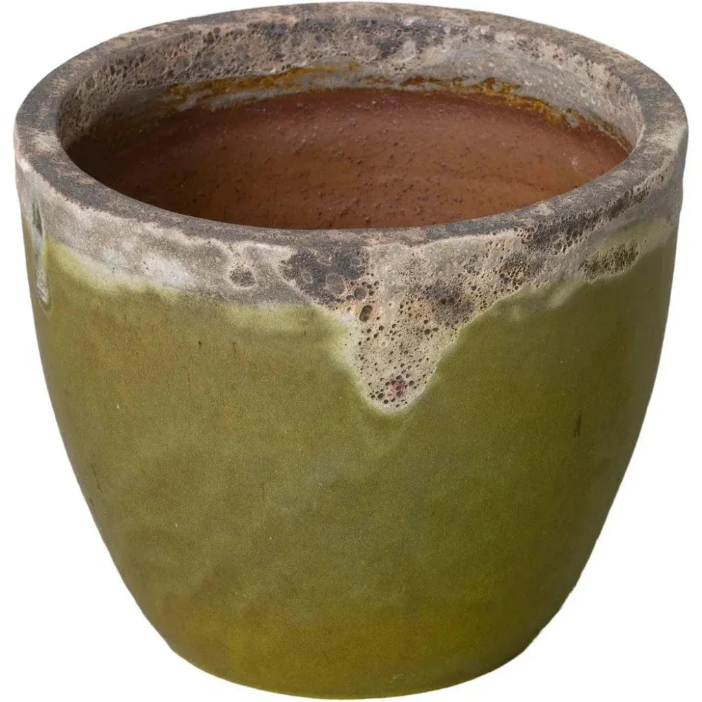Emissary Modern Round Ceramic Planter