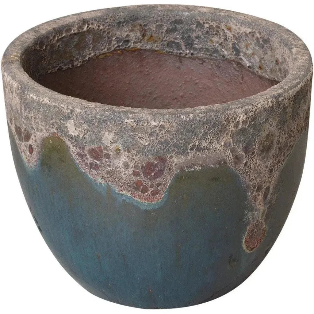 Emissary Modern Round Ceramic Planter