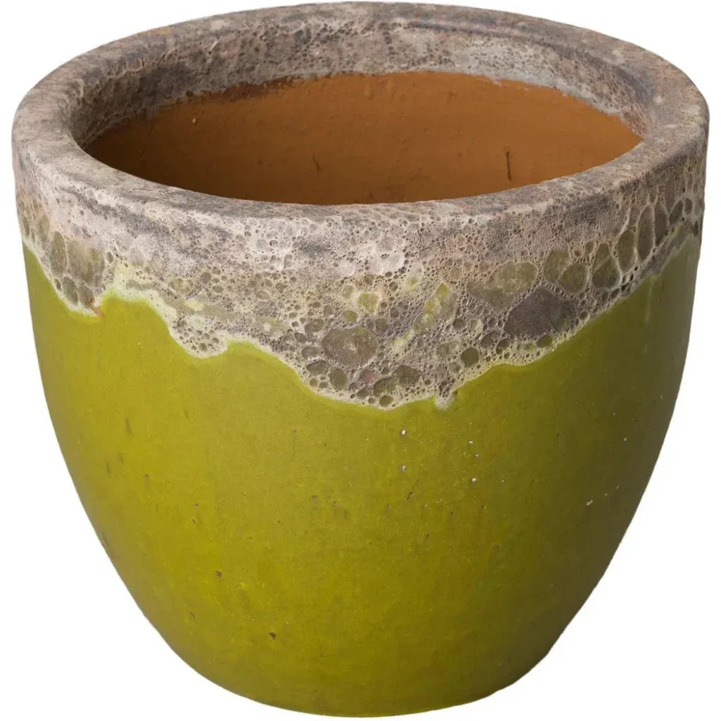 Emissary Modern Round Ceramic Planter