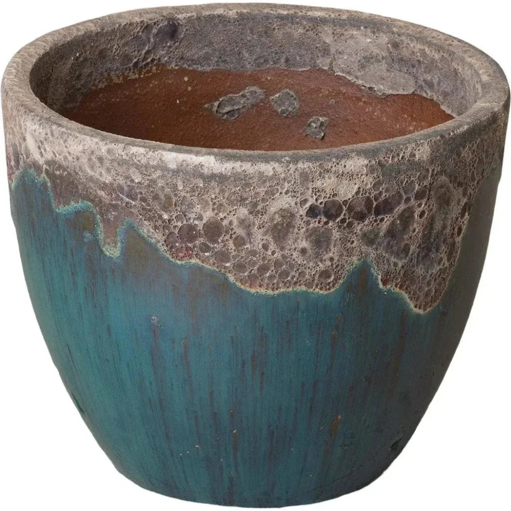 Emissary Modern Round Ceramic Planter
