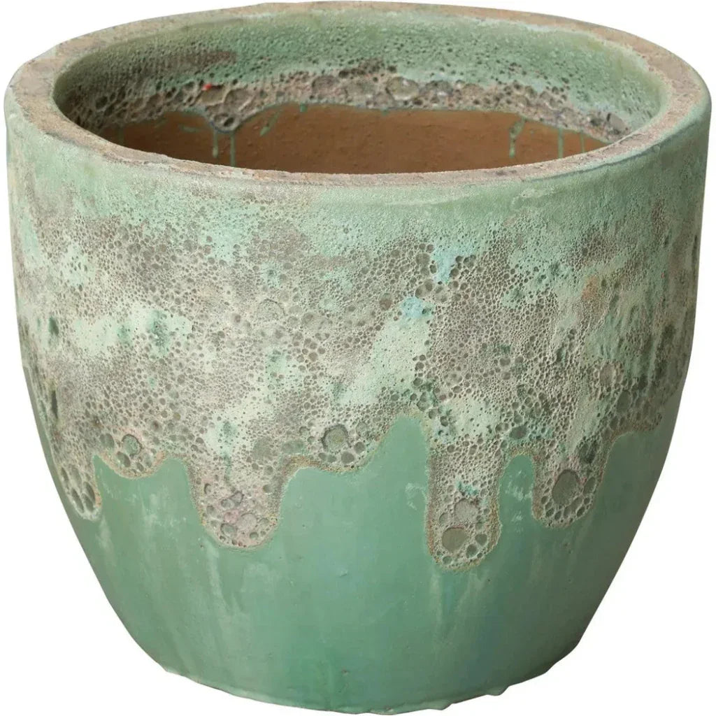 Emissary Modern Round Ceramic Planter