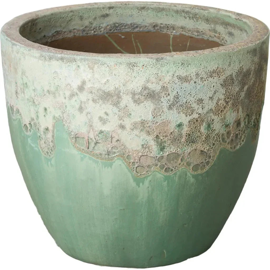Emissary Modern Round Ceramic Planter