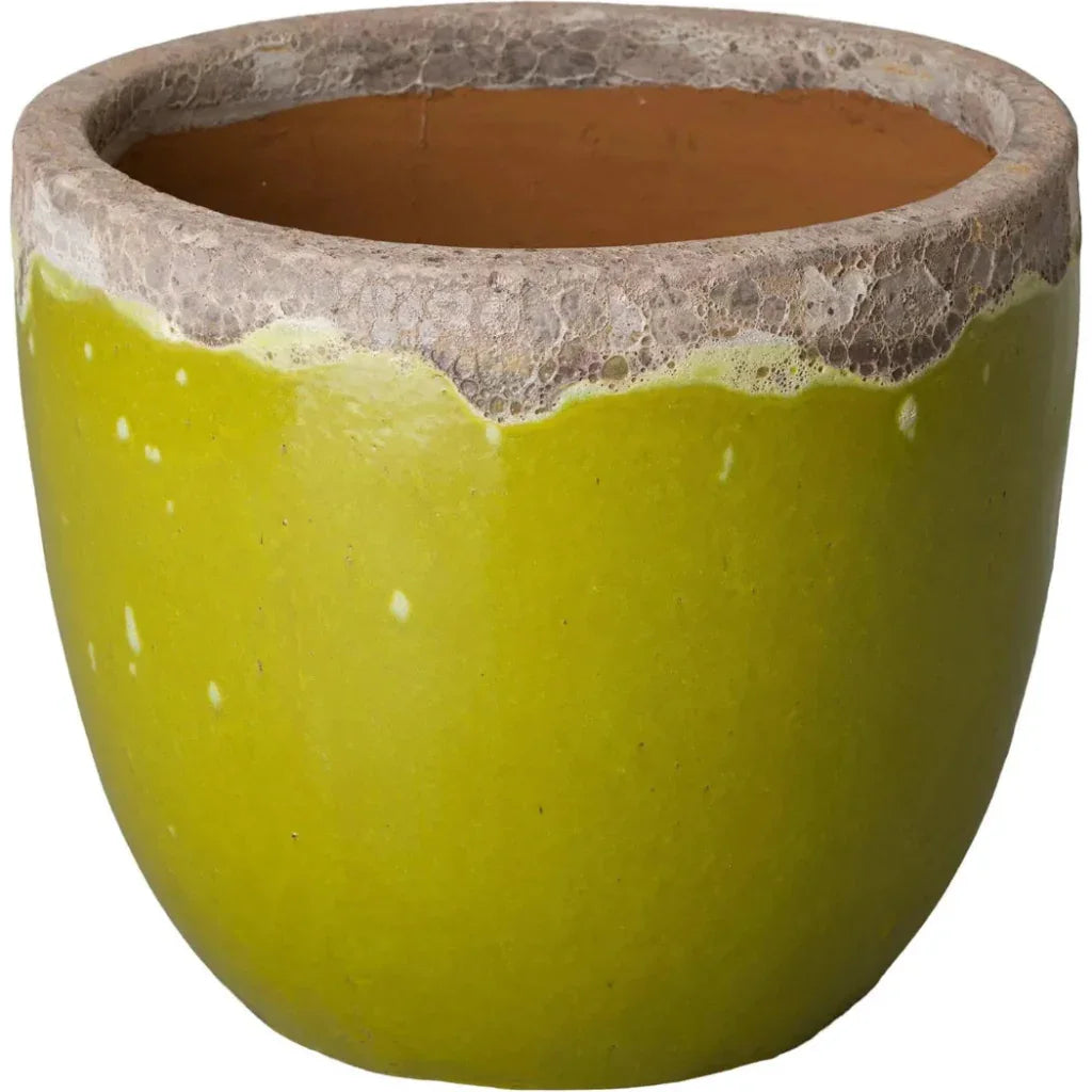 Emissary Modern Round Ceramic Planter