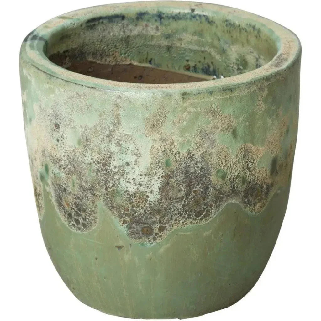 Emissary Modern Round Ceramic Planter
