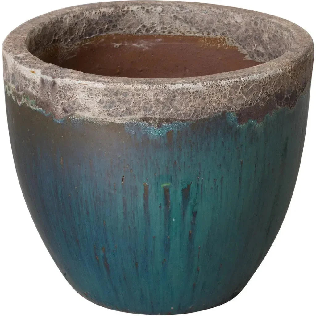 Emissary Modern Round Ceramic Planter