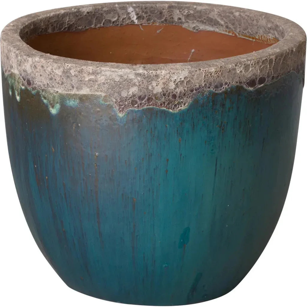 Emissary Modern Round Ceramic Planter