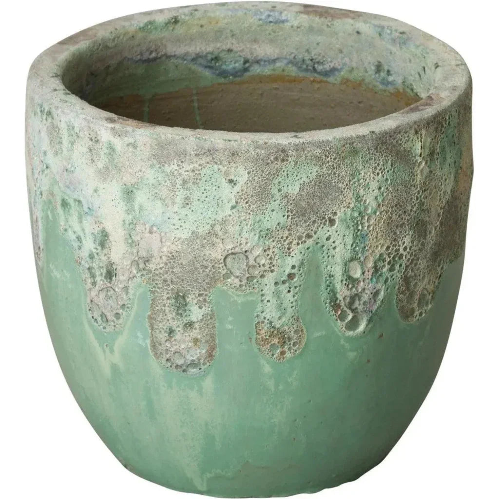 Emissary Modern Round Ceramic Planter