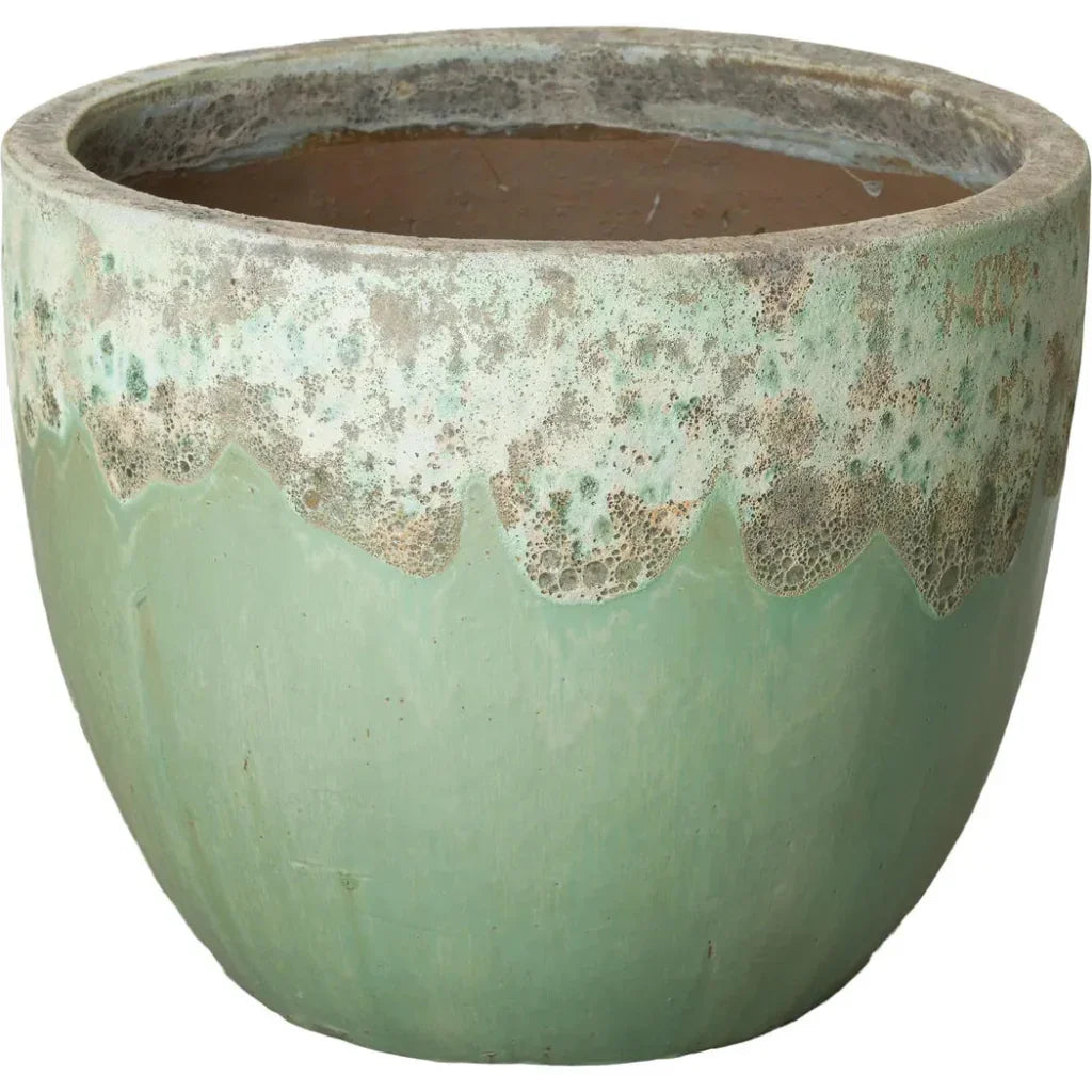 Emissary Modern Round Ceramic Planter