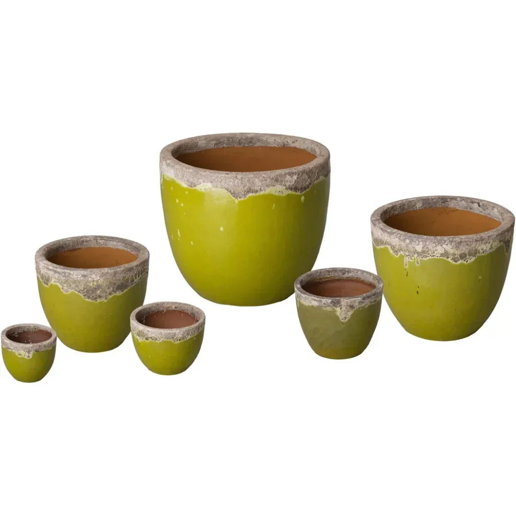 Emissary Modern Round Ceramic Planter