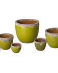 Emissary Modern Round Ceramic Planter
