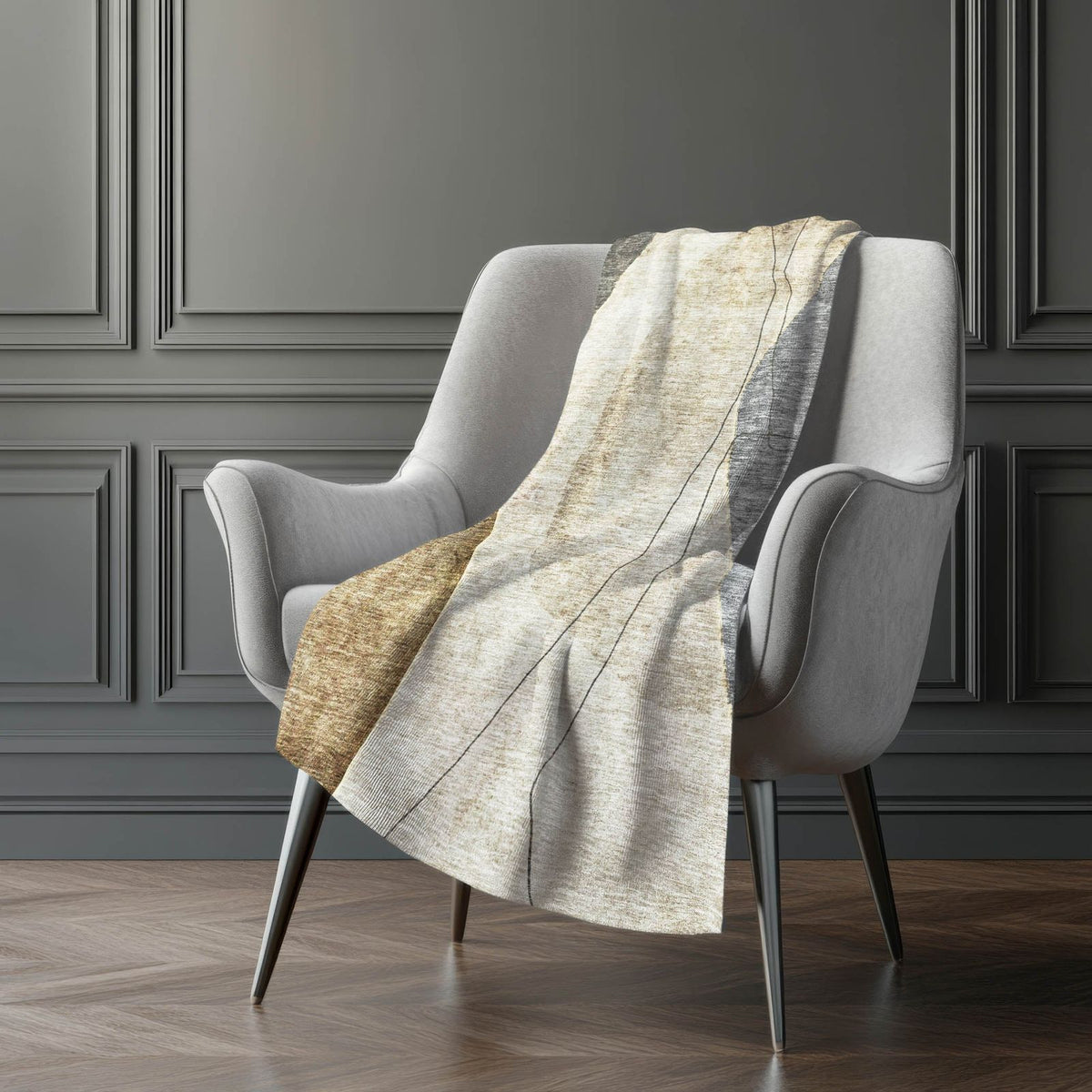 Addison Rugs Modern Taupe Washable Indoor-Outdoor Rug
