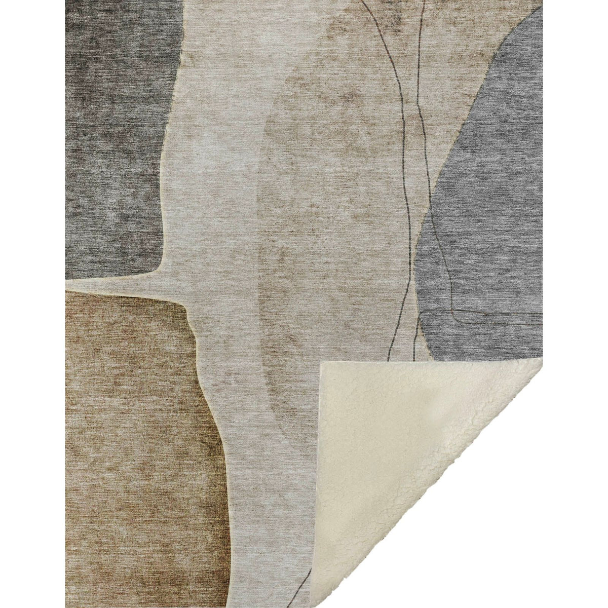Addison Rugs Modern Taupe Washable Indoor-Outdoor Rug