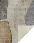 Addison Rugs Modern Taupe Washable Indoor-Outdoor Rug