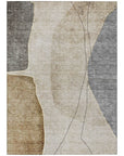 Addison Rugs Modern Taupe Washable Indoor-Outdoor Rug