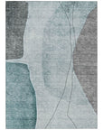 Addison Rugs Modern Teal Washable Indoor-Outdoor Rug
