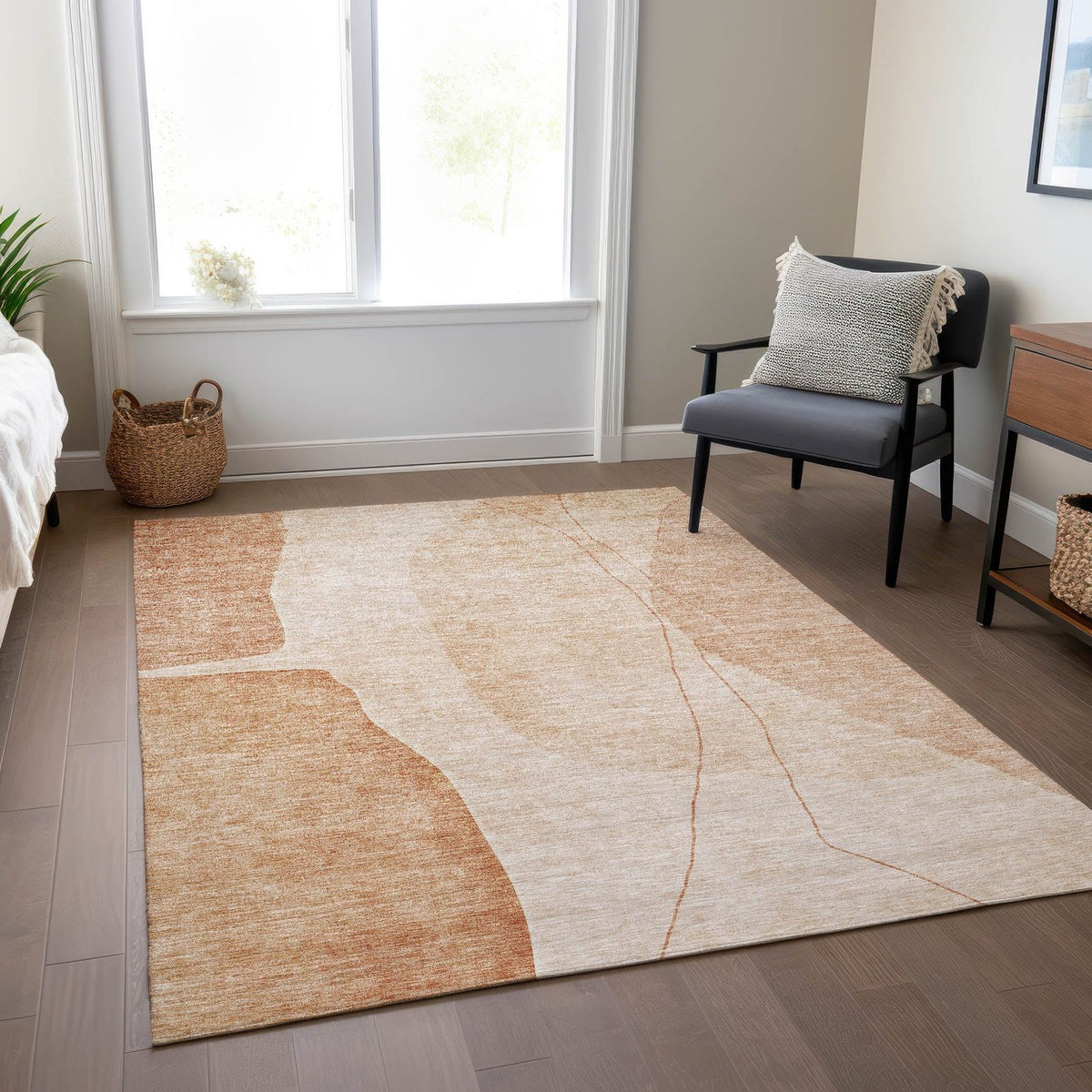 Addison Rugs Modern Terracotta Washable Indoor-Outdoor Rug