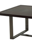 Castelle Moderna Cast Aluminum 42 x 30 Rectangular Coffee Table