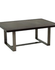 Castelle Moderna Cast Aluminum 42 x 30 Rectangular Coffee Table