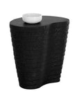 SUNPAN Mojave End Table by Sunpan Concrete Black
