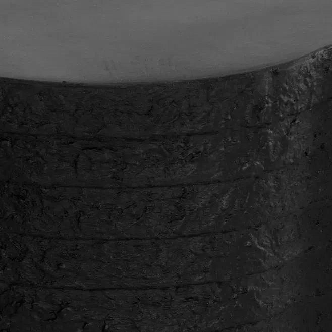 SUNPAN Mojave End Table by Sunpan Concrete Black