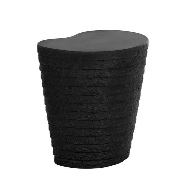 SUNPAN Mojave End Table by Sunpan Concrete Black